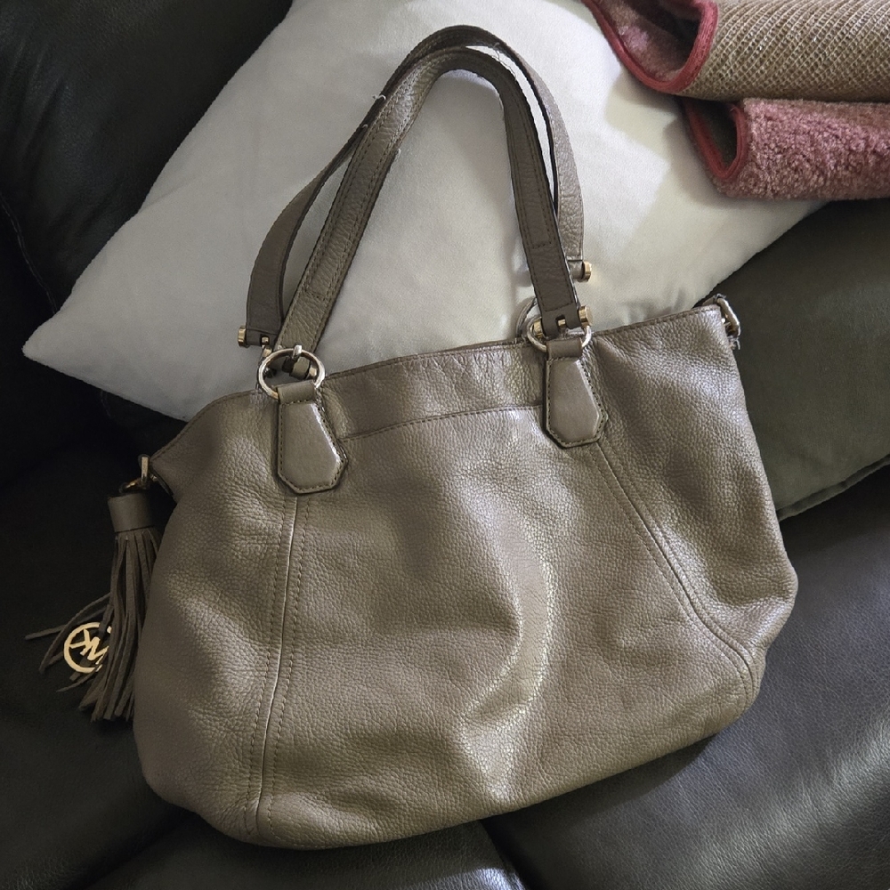 Michael Kors Taupe Shoulder Bag
